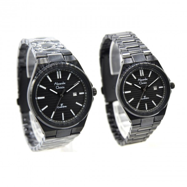 Alexandre Christie AC 8563 Full Black Couple